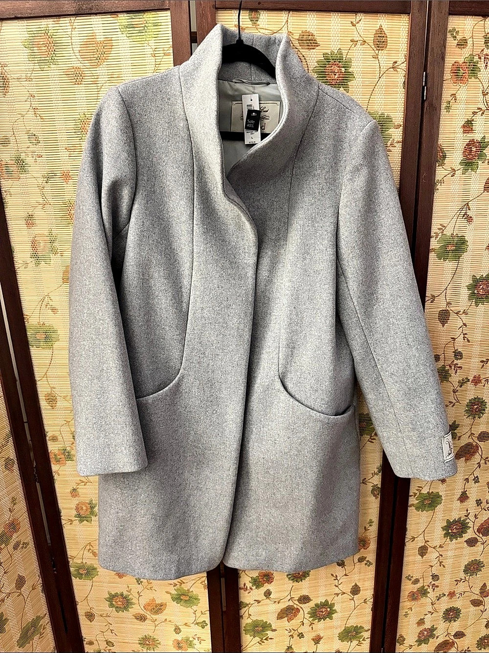 Aritzia Wilfred The Cocoon Coat Cocoon Coat Gray Large NWT